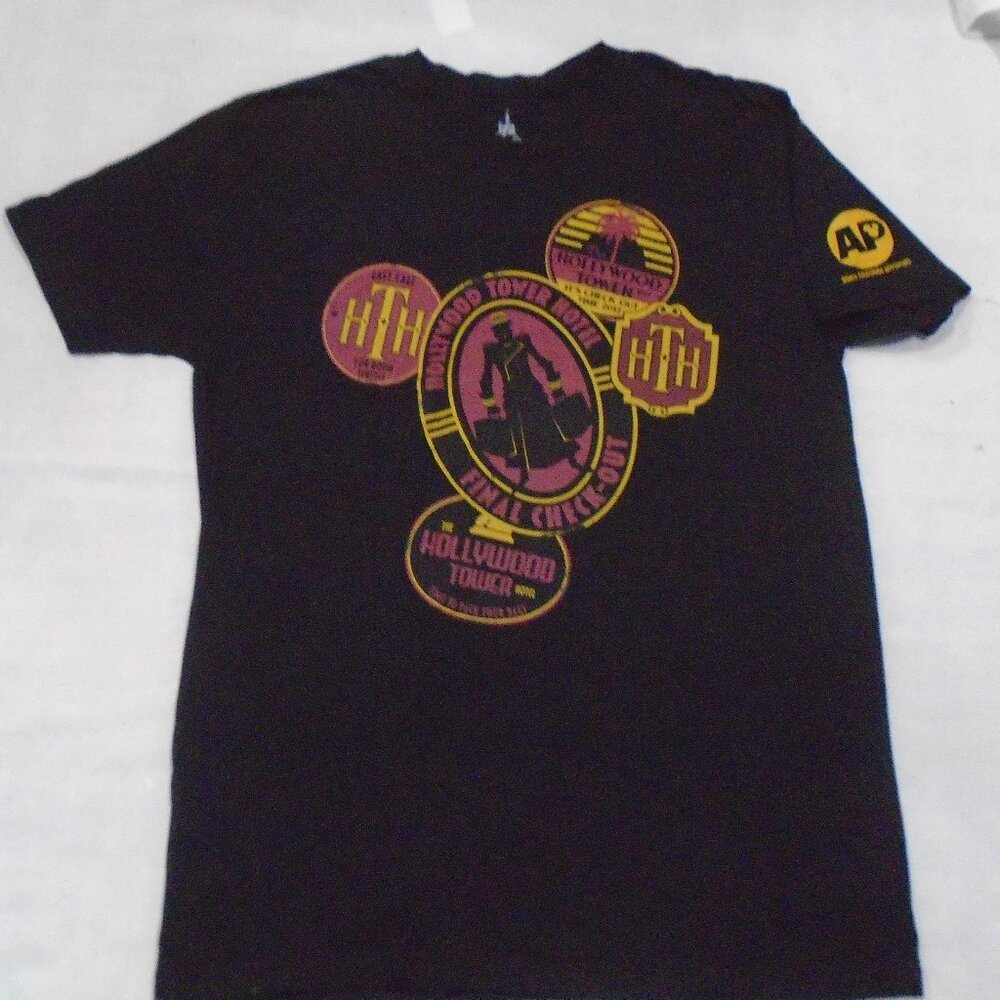 Disney California Adventure Hollywood Tower Hotel Terror Passholder Shirt Large